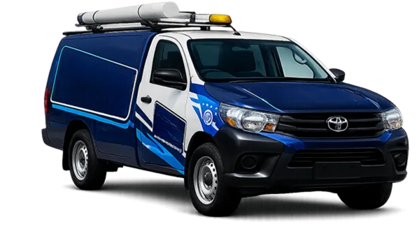 Service van parked on a Summer Hill street