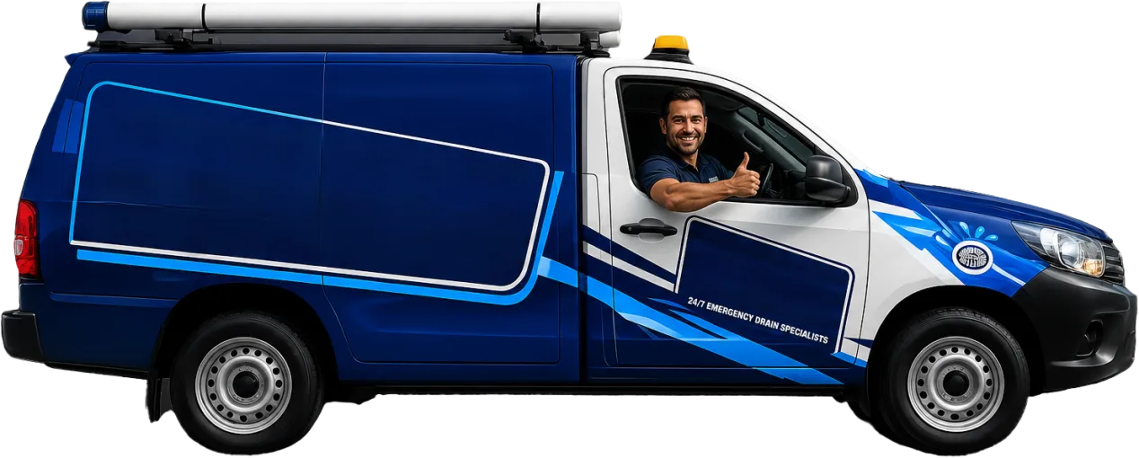 Service van parked on a Summer Hill street